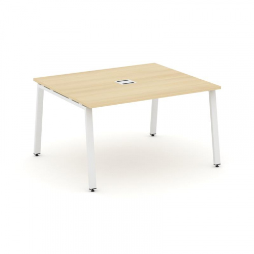 Style Project Стол переговорный SN-6A.SPRG-033 Акация Лорка/Металл Белый 1380*1180*750 фото 28