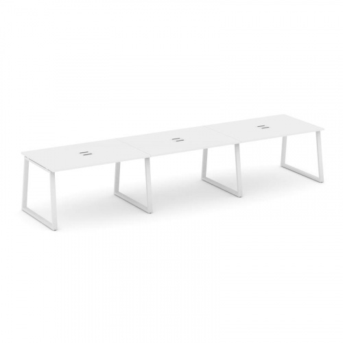 Style Project Стол переговорный SN-6T1.SPRG-022 Акация Лорка/Металл Антрацит/Заглушка Металл Антраци фото 18