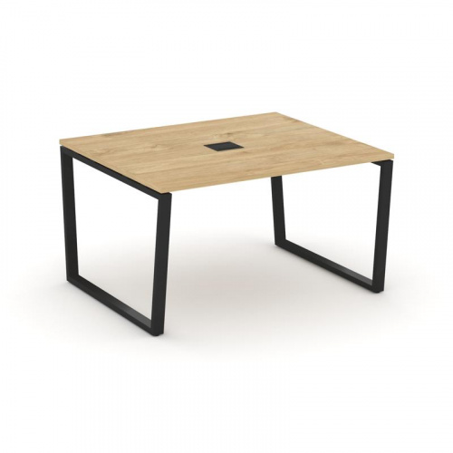 Style Project Стол переговорный SN-6T2.SPRG-034 Акация Лорка/Металл Антрацит/Заглушка Металл Антраци