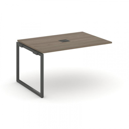 Style Project Проходной наб. элем. перег. стола SN-4O.NSPRG-001 Дуб Наварра/Металл Белый 980*980*750 фото 17