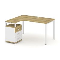 Стол эргономичный с опорной тумбой Concept CN.SA-305(L)