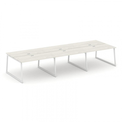 Style Project Рабочая станция 2-х сторон. SN-4T1.DRS-071 Акация Лорка/Металл Антрацит/Заглушка Пласт фото 18