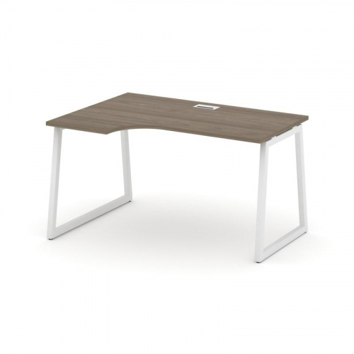 Style Project Стол рабочий эргоном. SN-4T1.SPA-012(L) Акация Лорка/Металл Антрацит/Заглушка Пластик фото 20