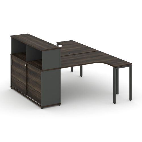 Бенч-система с опорным шкафом-купе с надставкой Concept CN.DSA-220 фото 3