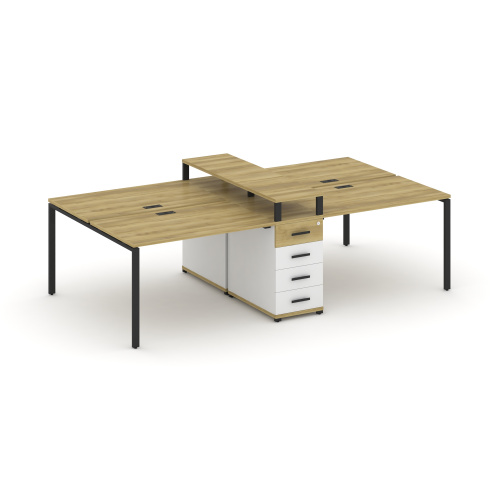 Бенч-система на 4 места с 1 опорной тумбой Concept CN.DRS-434 фото 6