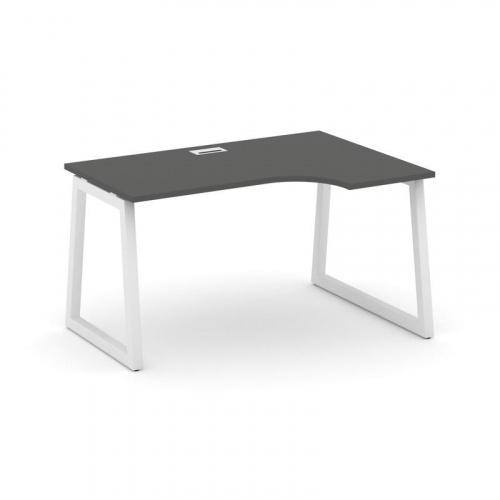 Style Project Стол рабочий эргоном. SN-5T1.SPA-022(R) Акация Лорка/Металл Антрацит/Заглушка Пластик фото 19