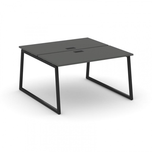 Style Project Рабочая станция 2-х сторон. SN-4T1.DRS-021 Акация Лорка/Металл Антрацит/Заглушка Пласт фото 5