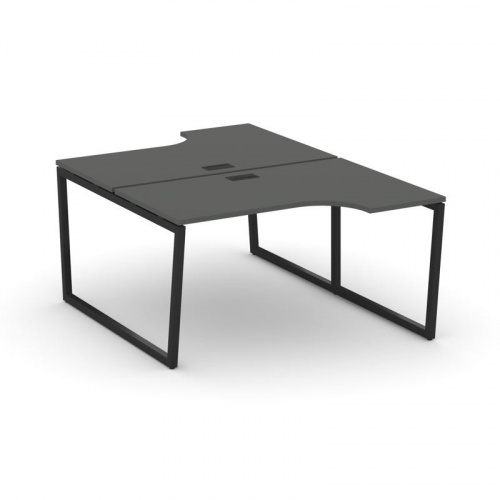 Style Project Рабочая станция эргоном. SN-4T2.DRPA-011 Акация Лорка/Металл Антрацит/Заглушка Пластик фото 7