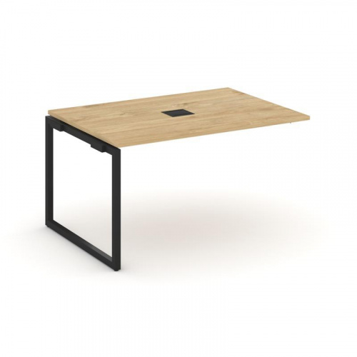 Style Project Проходной наб. элем. перег. стола SN-4O.NSPRG-001 Дуб Наварра/Металл Белый 980*980*750 фото 14