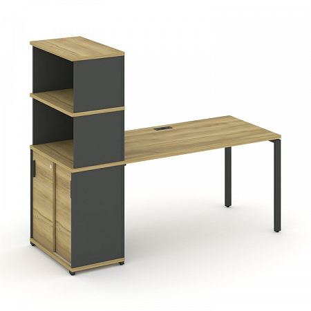 Стол офисный с опорным шкафом-купе Concept CN.SP-244