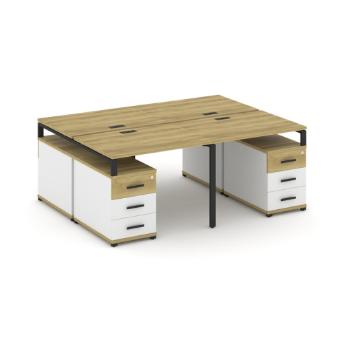 Бенч-система на 4 места с 2 опорными тумбами Concept CN.DRS-325 фото 6