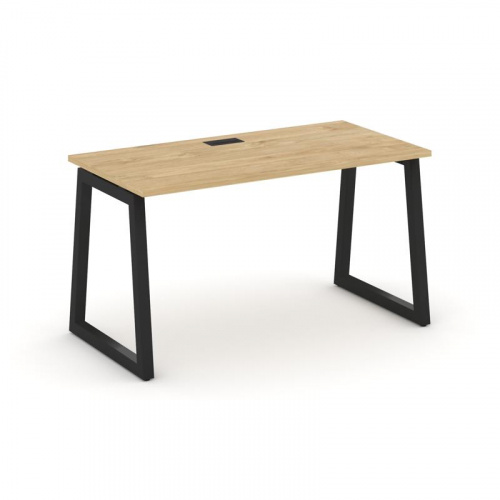 Style Project Стол письменный SN-5T1.SP-002 Акация Лорка/Металл Антрацит/Заглушка Пластик Черный 118