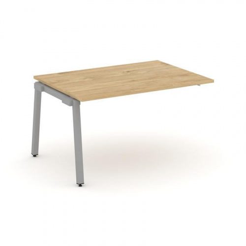 Style Project Проходной наб. элем. перег. стола SN-5A.NSPRG-001.3 Дуб Табак/Металл Белый 980*980*750 фото 2