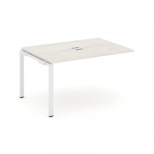 Style Project Проходной наб. элем. перег. стола SN-6P.NSPRG-002 Антрацит/Металл Белый 1180*980*750 фото 2