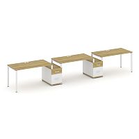 Бенч-система на 3 места с 2 опорными тумбами Concept CN.ORS-331