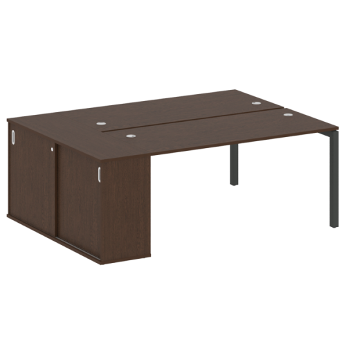 Бенч-система с шкафом-купе на П-обр. м/к Metal System Quattro 50БП.РС-СШК-1.4 фото 12