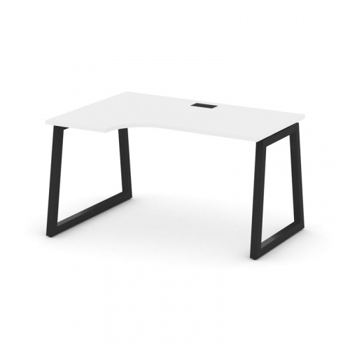 Style Project Стол рабочий эргоном. SN-5T1.SPA-022(L) Акация Лорка/Металл Антрацит/Заглушка Пластик фото 4 Style Project Стол рабочий эргоном. SN-5T1.SPA-022(L) Акация Лорка/Металл Антрацит/Заглушка Пластик фото 4