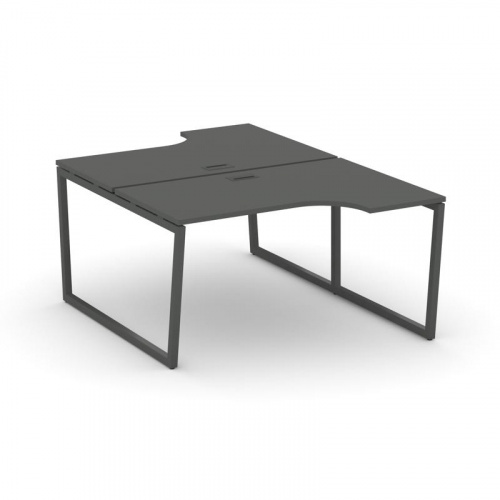 Style Project Рабочая станция эргоном. SN-4T2.DRPA-011 Акация Лорка/Металл Антрацит/Заглушка Пластик фото 27