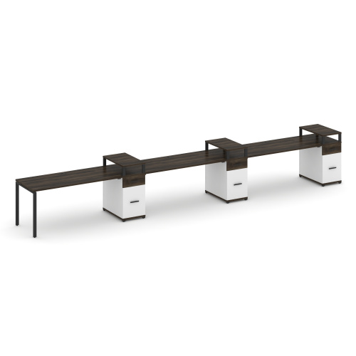 Бенч-система на 3 места с 3 опорными тумбами Concept CN.ORS-464 фото 9