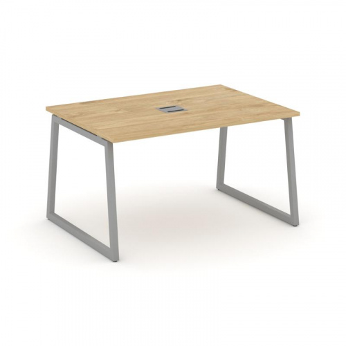 Style Project Стол переговорный SN-4T1.SPRG-004 Акация Лорка/Металл Антрацит/Заглушка Металл Антраци фото 3