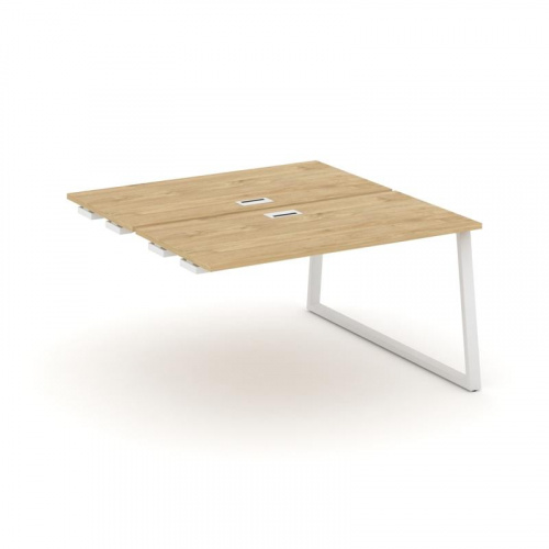 Style Project Стол-приставка к опор. элем. SN-6T1.DPRS-012 Акация Лорка/Металл Антрацит/Заглушка Пла фото 3