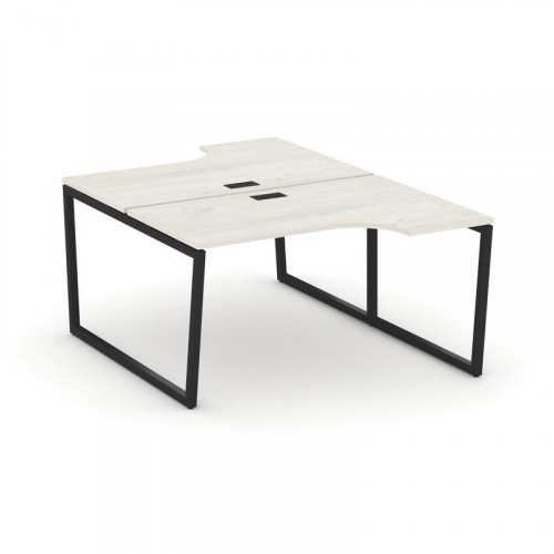 Style Project Рабочая станция эргоном. SN-4T2.DRPA-011 Акация Лорка/Металл Антрацит/Заглушка Пластик фото 4