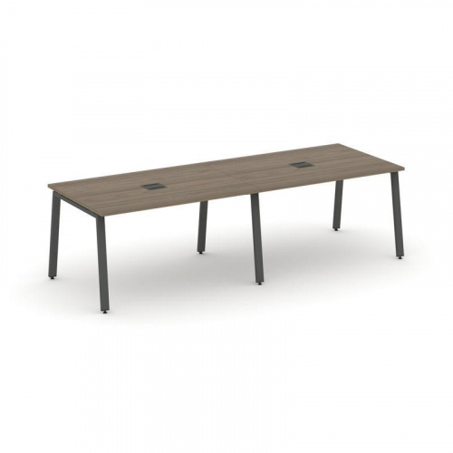 Style Project Стол переговорный SN-6A.SPRG-014 Тиквуд Светлый/Металл Белый 3160*980*750 фото 16