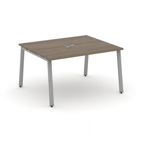 Style Project Стол переговорный SN-6A.SPRG-033 Акация Лорка/Металл Белый 1380*1180*750 фото 9