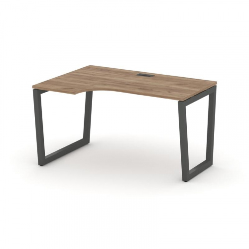 Style Project Стол рабочий эргоном. SN-5T2.SPA-002(L) Акация Лорка/Металл Антрацит/Заглушка Пластик фото 23