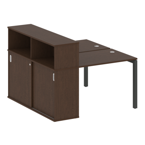 Бенч-система с шкафом-купе на П-обр. м/к Metal System Quattro 50БП.РС-СШК-2.1 фото 12