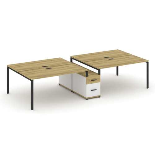 Бенч-система на 4 места с опорной тумбой Concept CN.DRS-316 фото 6