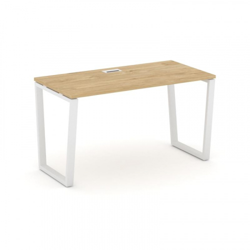 Style Project Стол письменный SN-6T2.SP-021 Акация Лорка/Металл Антрацит/Заглушка Пластик Черный 980 фото 3