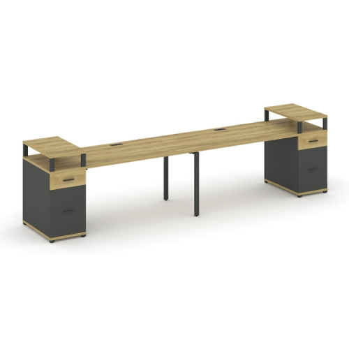 Бенч-система на 2 места с 2 опорными тумбами Concept CN.ORS-431 фото 4