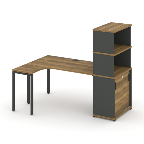 Стол эргономичный с опорным шкафом-купе Concept CN.SA-222(L)