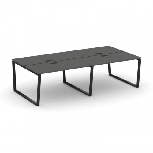 Style Project Рабочая станция 2-х сторон. SN-6T2.DRS-042 Акация Лорка/Металл Антрацит/Заглушка Пласт фото 4