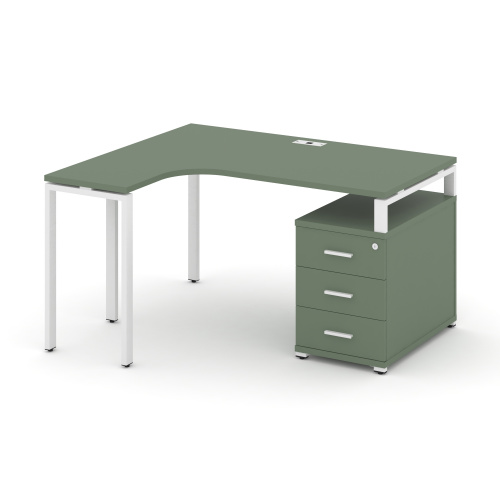 Стол эргономичный с опорной тумбой Concept CN.SA-303(L)