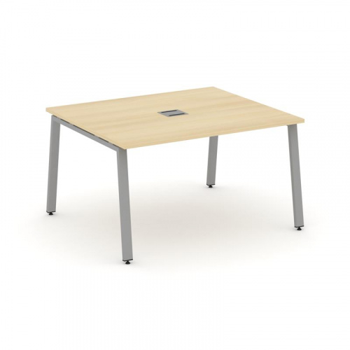 Style Project Стол переговорный SN-6A.SPRG-033 Акация Лорка/Металл Белый 1380*1180*750 фото 6