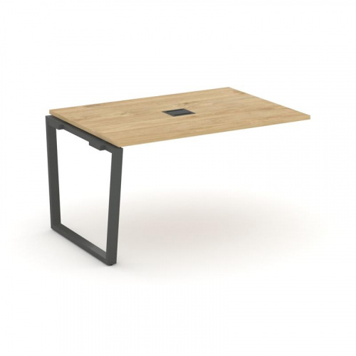 Style Project Проходной наб. элем. перег. стола SN-6T2.NSPRG-003 Акация Лорка/Металл Антрацит/Заглуш фото 22