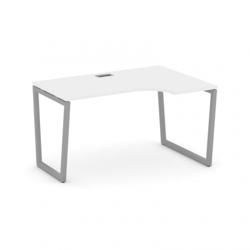 Style Project Стол рабочий эргоном. SN-4T2.SPA-012(R) Акация Лорка/Металл Антрацит/Заглушка Пластик фото 15