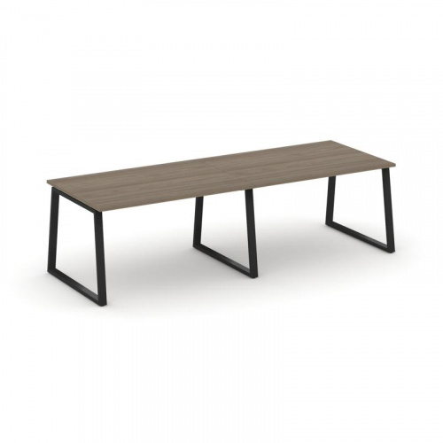 Style Project Стол переговорный SN-6T1.SPRG-013.3 Акация Лорка/Металл Антрацит 2760*980*750 фото 6