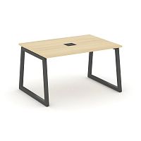 Style Project Стол переговорный SN-5T1.SPRG-001 Акация Лорка/Металл Антрацит/Заглушка Металл Антраци