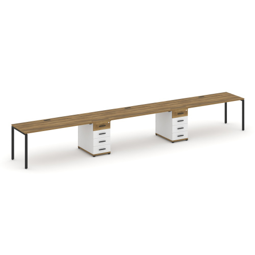 Бенч-система на 3 места с 2 опорными тумбами Concept CN.ORS-436 фото 7