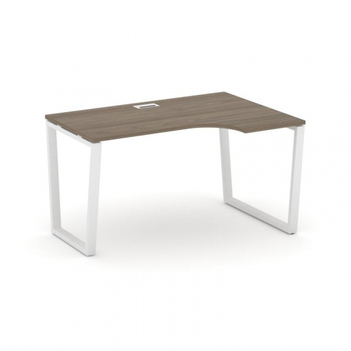 Style Project Стол рабочий эргоном. SN-6T2.SPA-002(R) Акация Лорка/Металл Антрацит/Заглушка Пластик фото 15