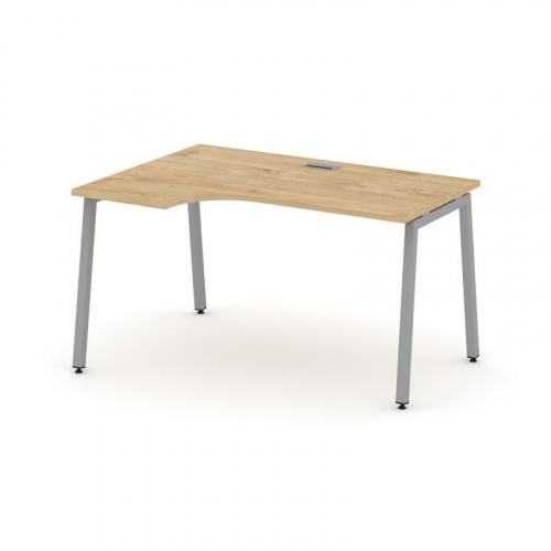 Style Project Стол рабочий эргоном. SN-4A.SPA-002(L) Белый/Металл Антрацит 1580*600/980*750 фото 8