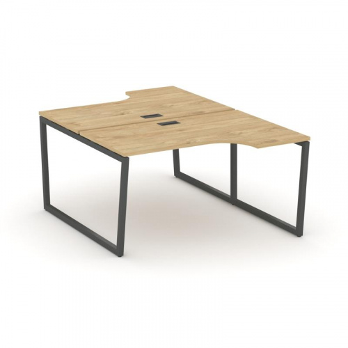 Style Project Рабочая станция эргоном. SN-4T2.DRPA-011 Акация Лорка/Металл Антрацит/Заглушка Пластик фото 22