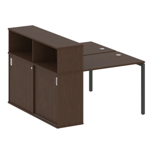 Бенч-система с шкафом-купе на П-обр. м/к Metal System Quattro 40БП.РС-СШК-2.1 фото 9