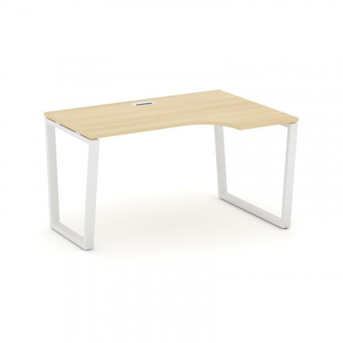 Style Project Стол рабочий эргоном. SN-6T2.SPA-002(R) Акация Лорка/Металл Антрацит/Заглушка Пластик фото 21