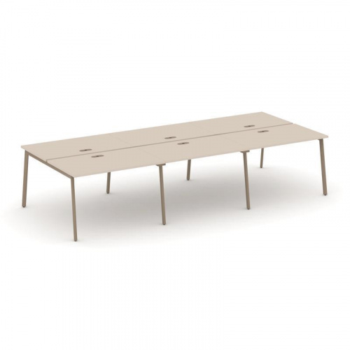 Бенч-система на 6 мест Estetica ES.D.RS-6.2-LP