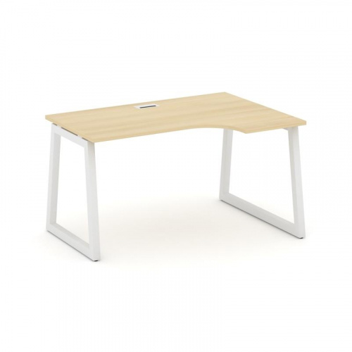 Style Project Стол рабочий эргоном. SN-5T1.SPA-022(R) Акация Лорка/Металл Антрацит/Заглушка Пластик фото 21