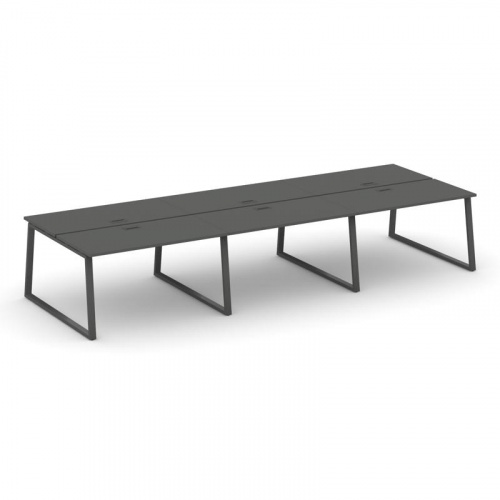 Style Project Рабочая станция 2-х сторон. SN-6T1.DRS-061 Акация Лорка/Металл Антрацит/Заглушка Пласт фото 27